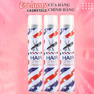 Gôm xịt tóc tạo phồng, tạo kiểu siêu cứng giá rẻ BARBER HAIR SPRAY