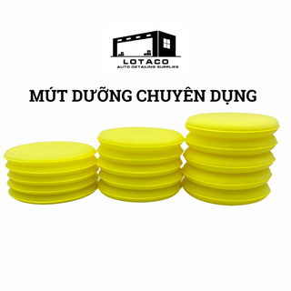 Mút dưỡng chuyên dụng, xốp vàng đánh bóng ô tô Lotaco