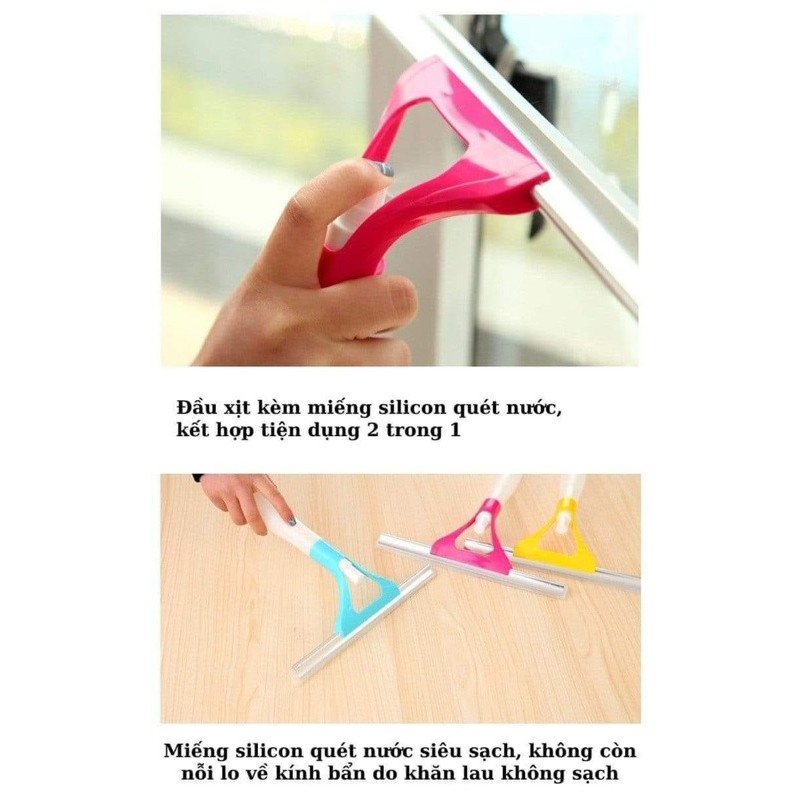 Cây lau kính kèm bình xịt