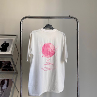 Áo thun tay lỡ áo phông unisex nam nữ moon black pink white pink the 1992