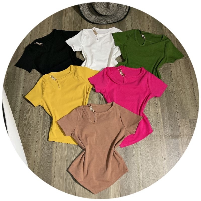 Áo Thun nữ hót mới về, chất vải thun thái có dãn 4 chiều phom 38-55 ký vừa