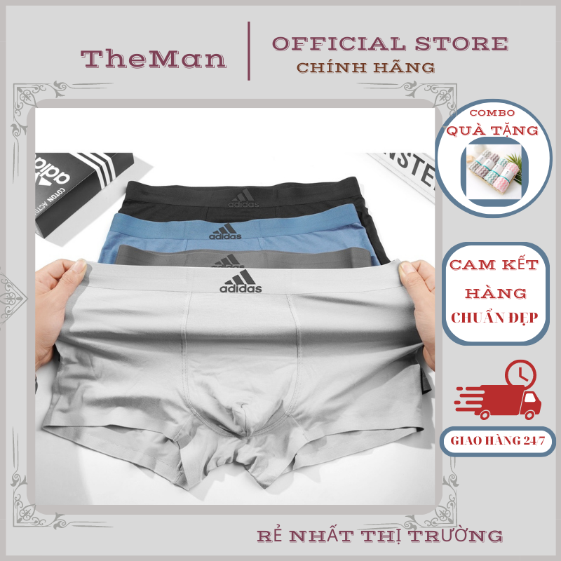 Quần Lót nam thời trang cao cấp TheMan. Quần Sịp boxer nam thun lạnh thoáng mát co giãn 4 chiều thấm hút mồ hôi.