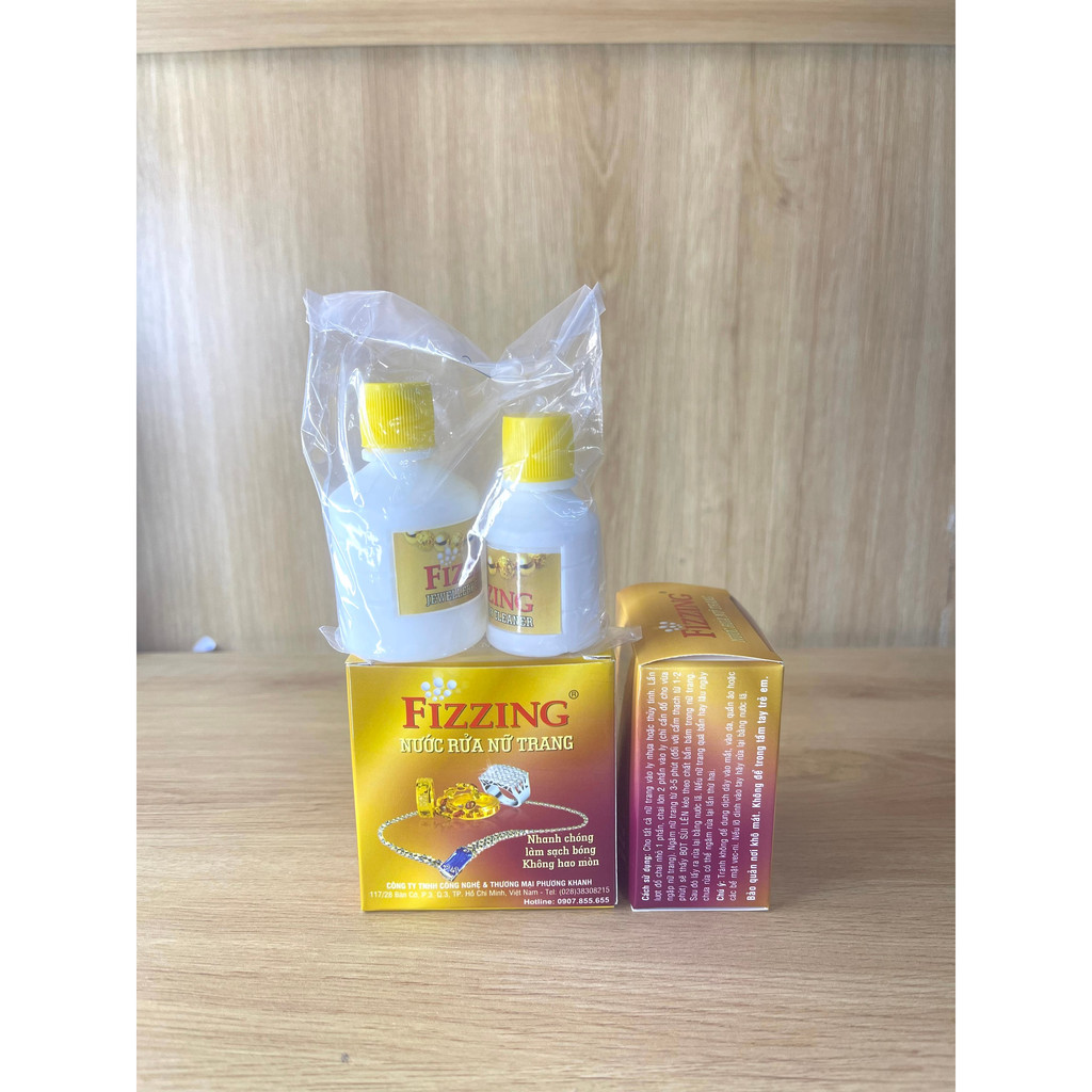 Nước Rửa Trang Sức Fizzing Làm Sạch và Sáng Bóng Trang Sức Như Mới