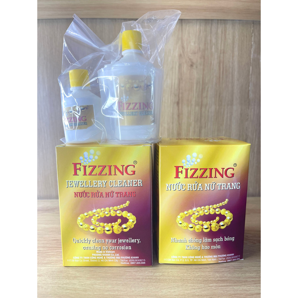 Nước Rửa Trang Sức Fizzing Làm Sạch và Sáng Bóng Trang Sức Như Mới