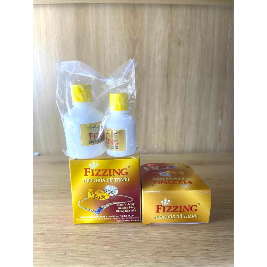 Nước Rửa Trang Sức Fizzing Làm Sạch và Sáng Bóng Trang Sức Như Mới
