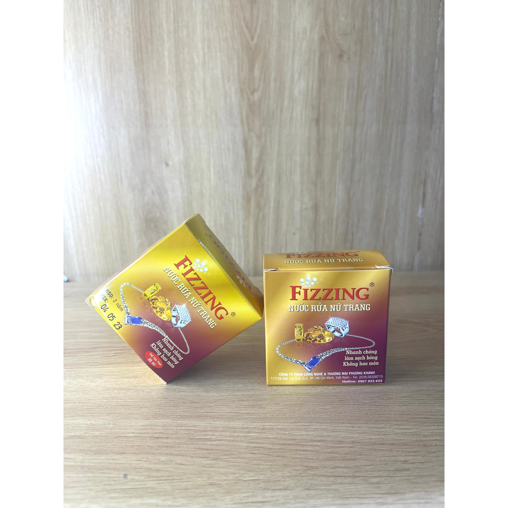 Nước Rửa Trang Sức Fizzing Làm Sạch và Sáng Bóng Trang Sức Như Mới