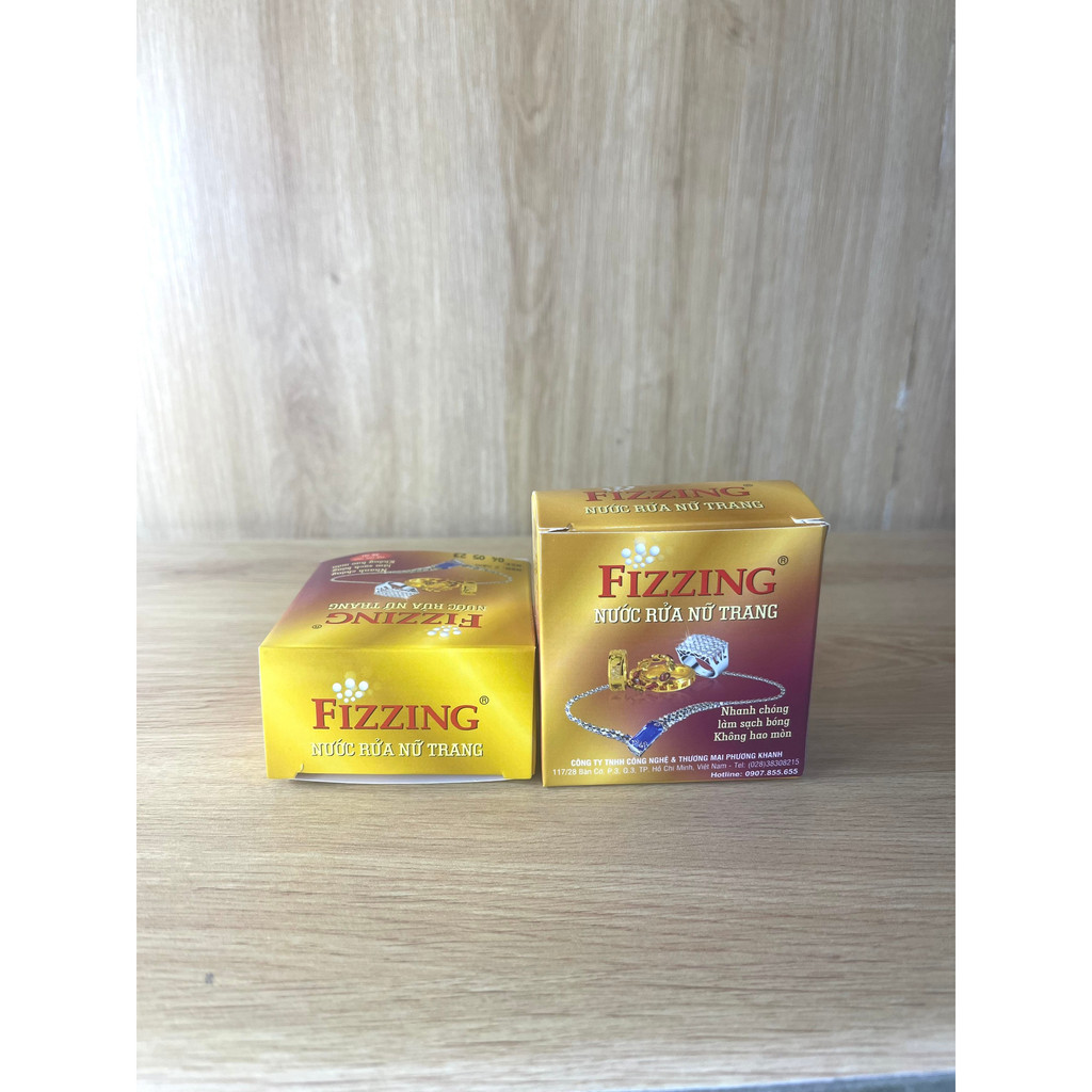 Nước Rửa Trang Sức Fizzing Làm Sạch và Sáng Bóng Trang Sức Như Mới