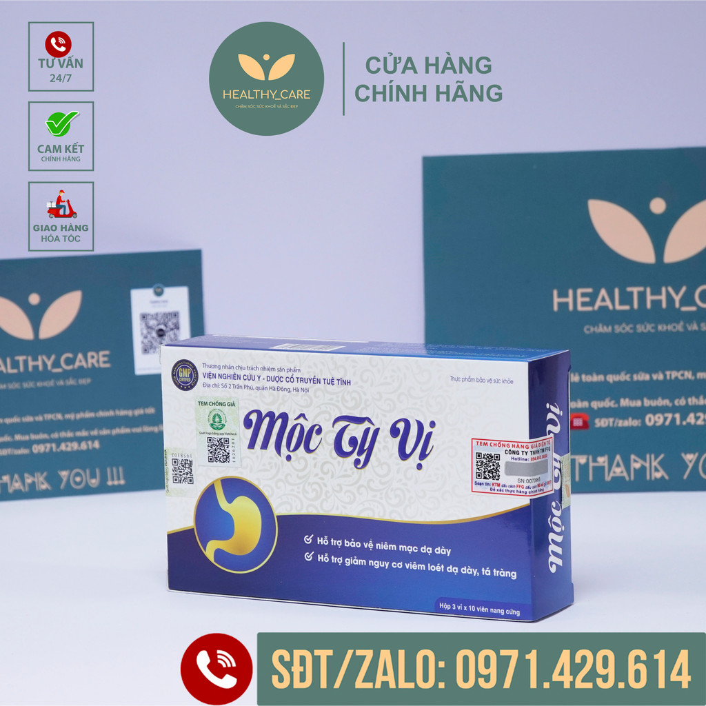 Dạ dày Mộc Tỳ Vị - Giảm đau dạ dày, hết trào ngược - hộp 3 vỉ