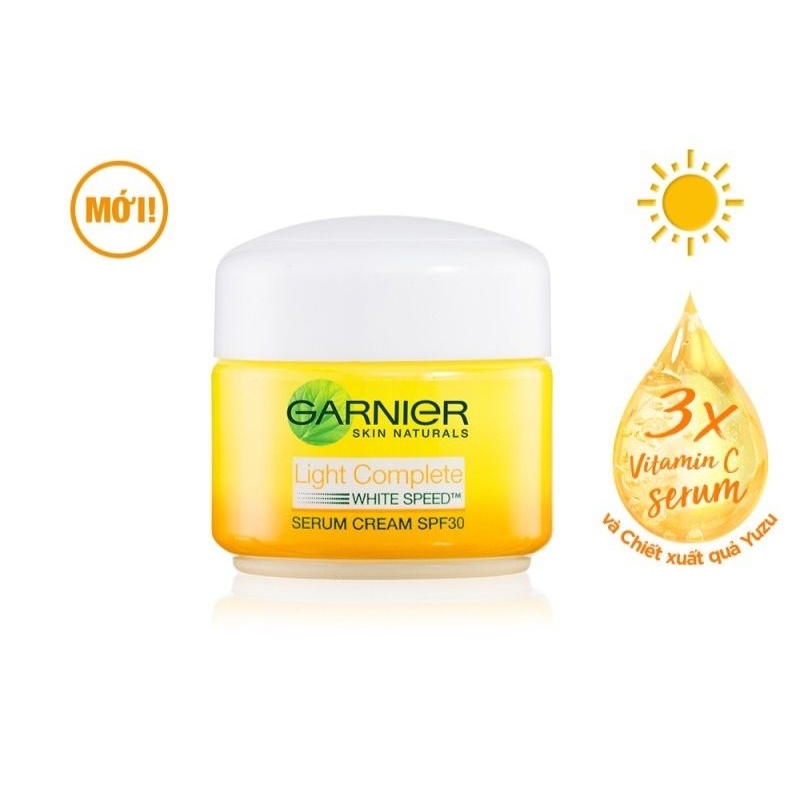 Kem dưỡng da ngày, đêm làm sáng da Garnier Bright Complete