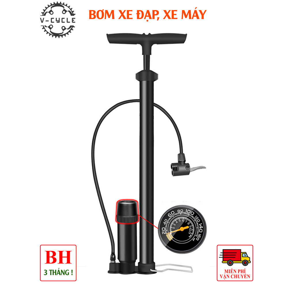 (áp suất bơm tối đa 160psi tương đương 11 cân hơi)