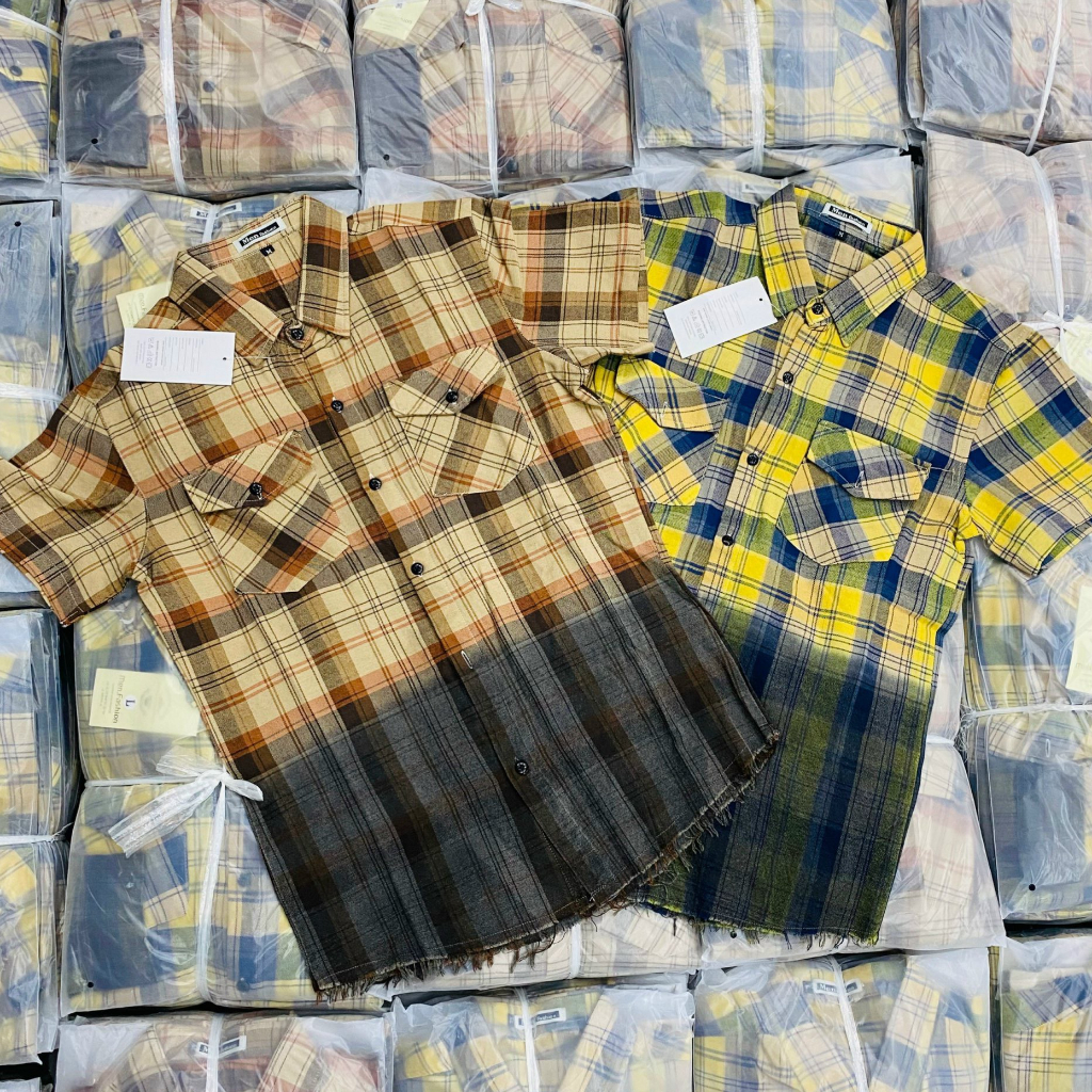 Áo sơ mi nam BBR ngắn tay loang màu leo.vn | BigBuy360 - bigbuy360.vn