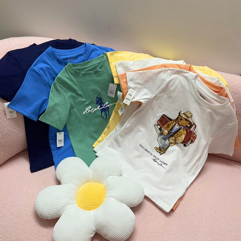 ÁO THUN COTTON TAY NGẮN BÉ TRAI POLOralph XUẤT DƯ
