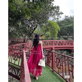 Đầm maxi 2 dây dáng suông đuôi cá!