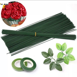 Kẽm làm hoa bọc nhựa, kẽm cành trơn làm hoa giả