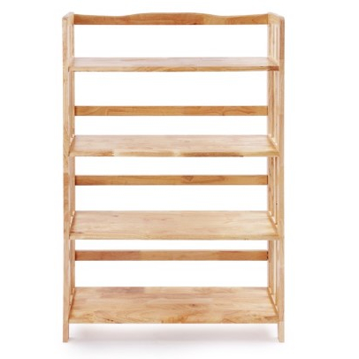 Kệ sách gỗ tự nhiên 4 tầng rộng 80cm cao