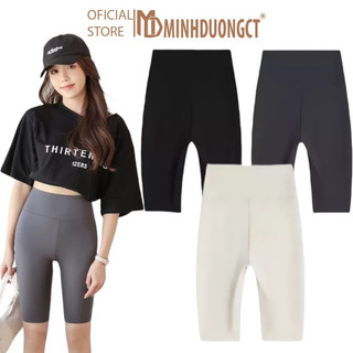 Quần Lửng Tập Gym Yoga Thể Thao Lưng Cao Nâng Mông Tôn Dáng Mã S91Q