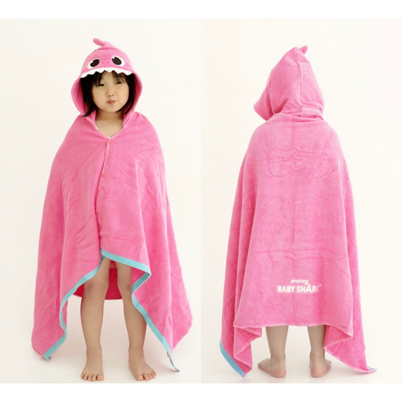 Khăn choàng , khăn tắm cho bé hình BabyShark Pinkfong Hàn Quốc