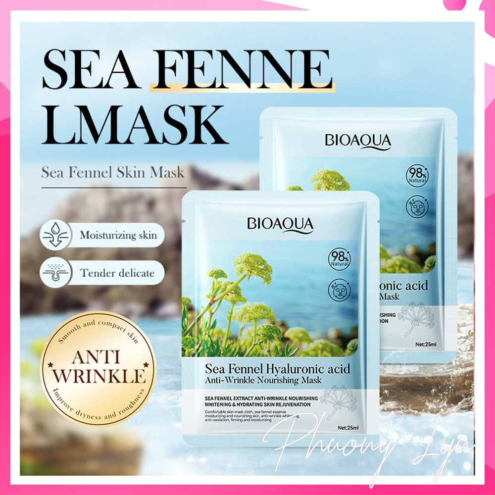Mặt Nạ BIOAQUA Cây Thì Là Biển SEA FENNEL Bioaqua Mask Dưỡng Trắng Cấp Ẩm Làm Sáng Da, Bổ Sung Collagen Nội Địa Trung