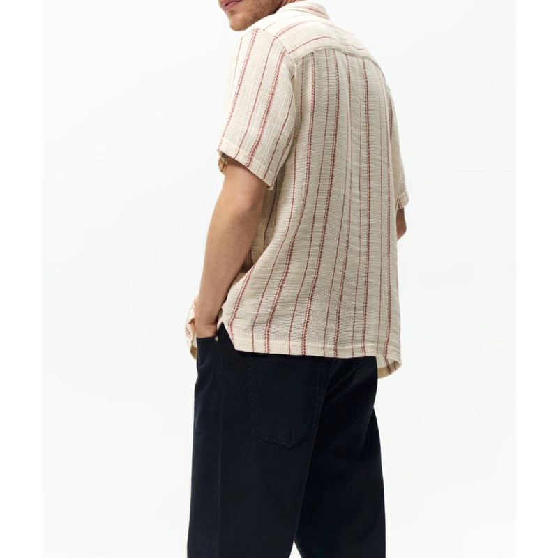 Áo sơ mi ngắn tay Zara authentic STRIPED size S