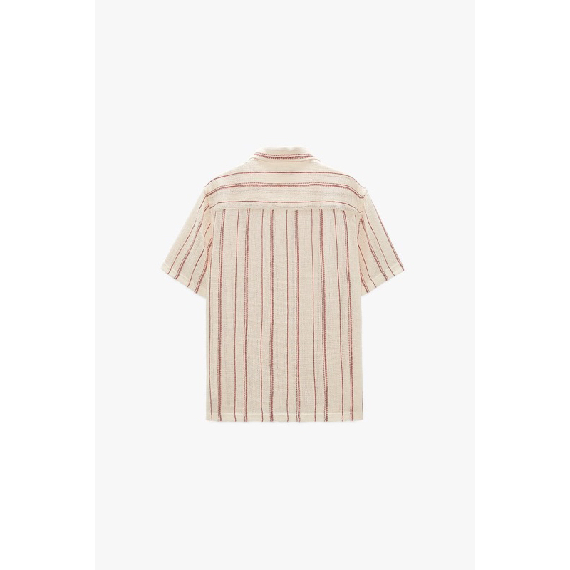 Áo sơ mi ngắn tay Zara authentic STRIPED size S