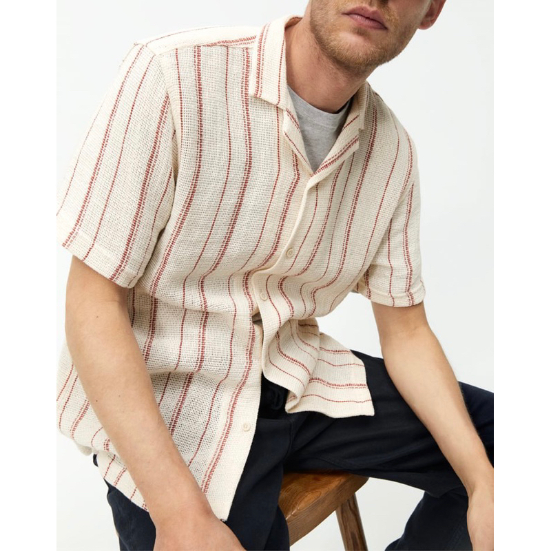 Áo sơ mi ngắn tay Zara authentic STRIPED size S