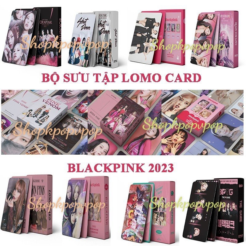 Trọn bộ 55 Card Blackpink 2023, Lomo card bo góc Blackpink mới nhất