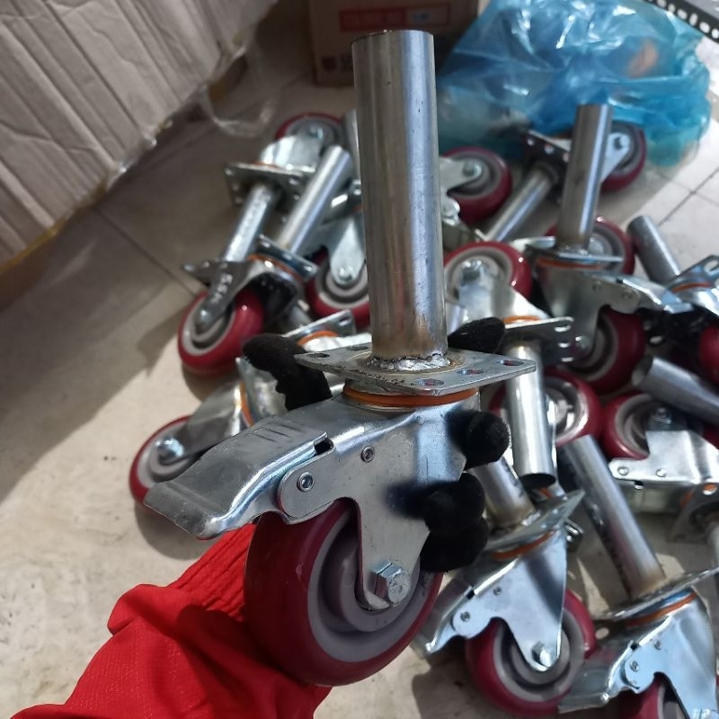 Bánh xe giàn giáo chịu lực D100,D125