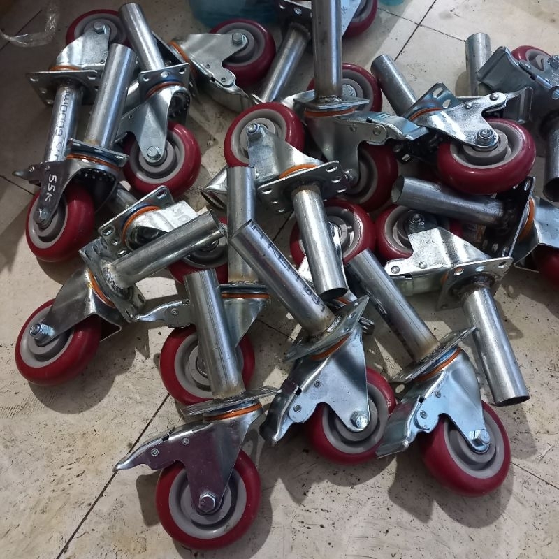 Bánh xe giàn giáo chịu lực D100,D125