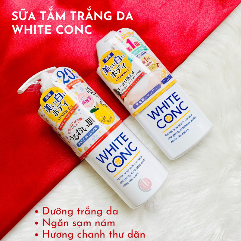 SỮA TẮM TRẮNG DA TOÀN THÂN White Conc