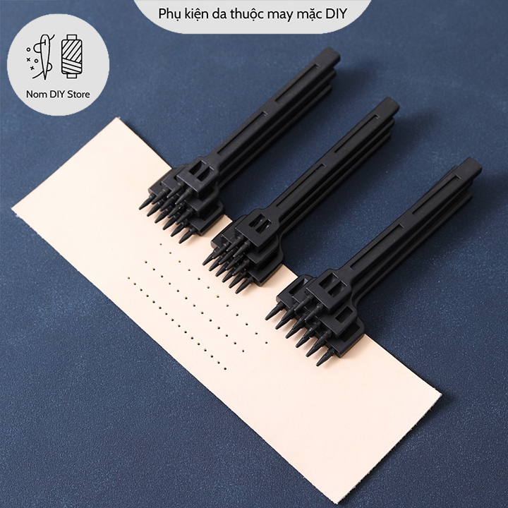 Set Đục Tròn Thép 4mm 5mm 6mm Dụng Cụ Đồ Nghề Làm Da Túi Xách Bóp Ví Dây Đồng Hồ Thủ Công Handmade DIY