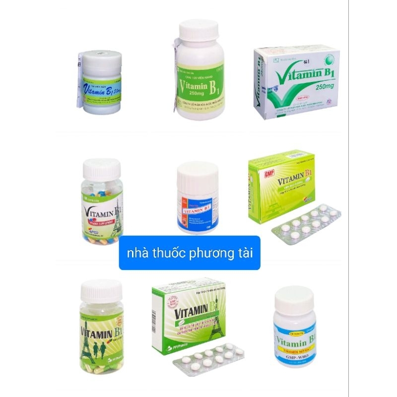 Vitamin B1 Đủ loại