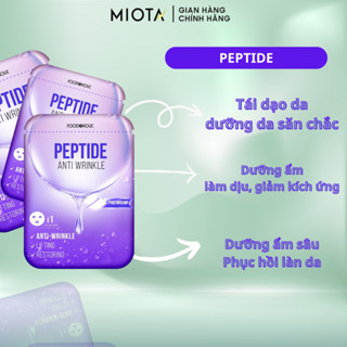 Mặt nạ chống lão hóa, mờ nếp nhăn Foodaholic Peptide Anti Wrinkle Mask Lẻ