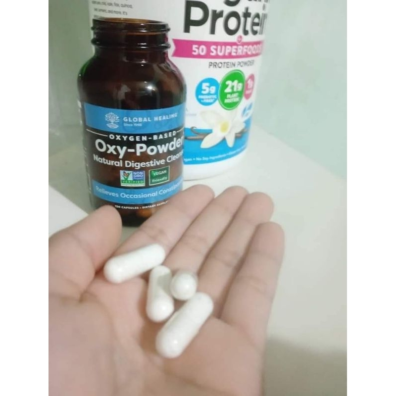 Viên uống thải độc đại tràng Oxy Powder Global Healing 60 viên và 120 viên