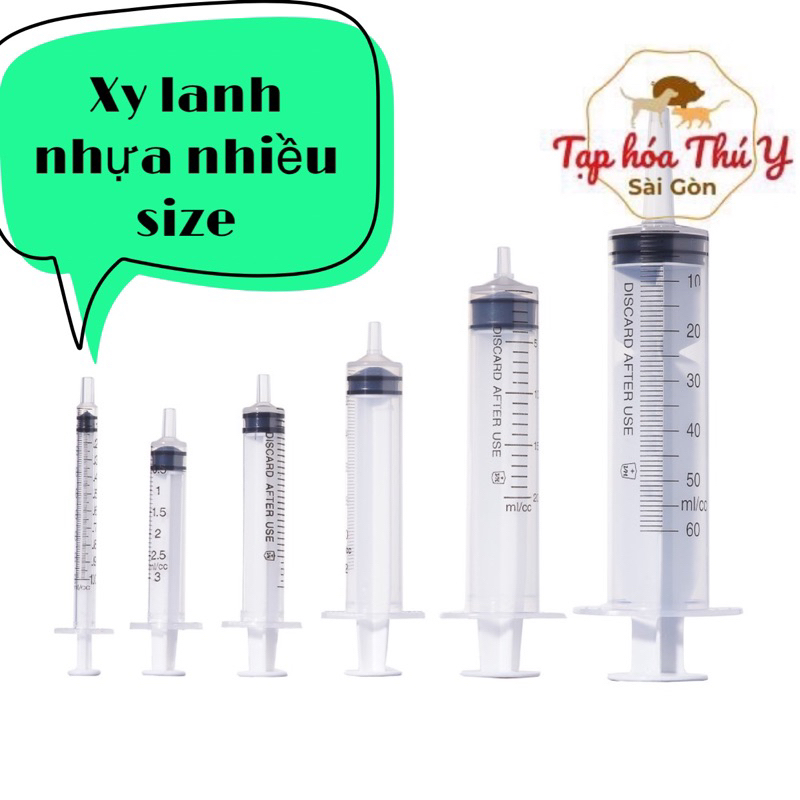 Combo 10 Ống Tiêm 1ML 3ML 5ML Tanaphar