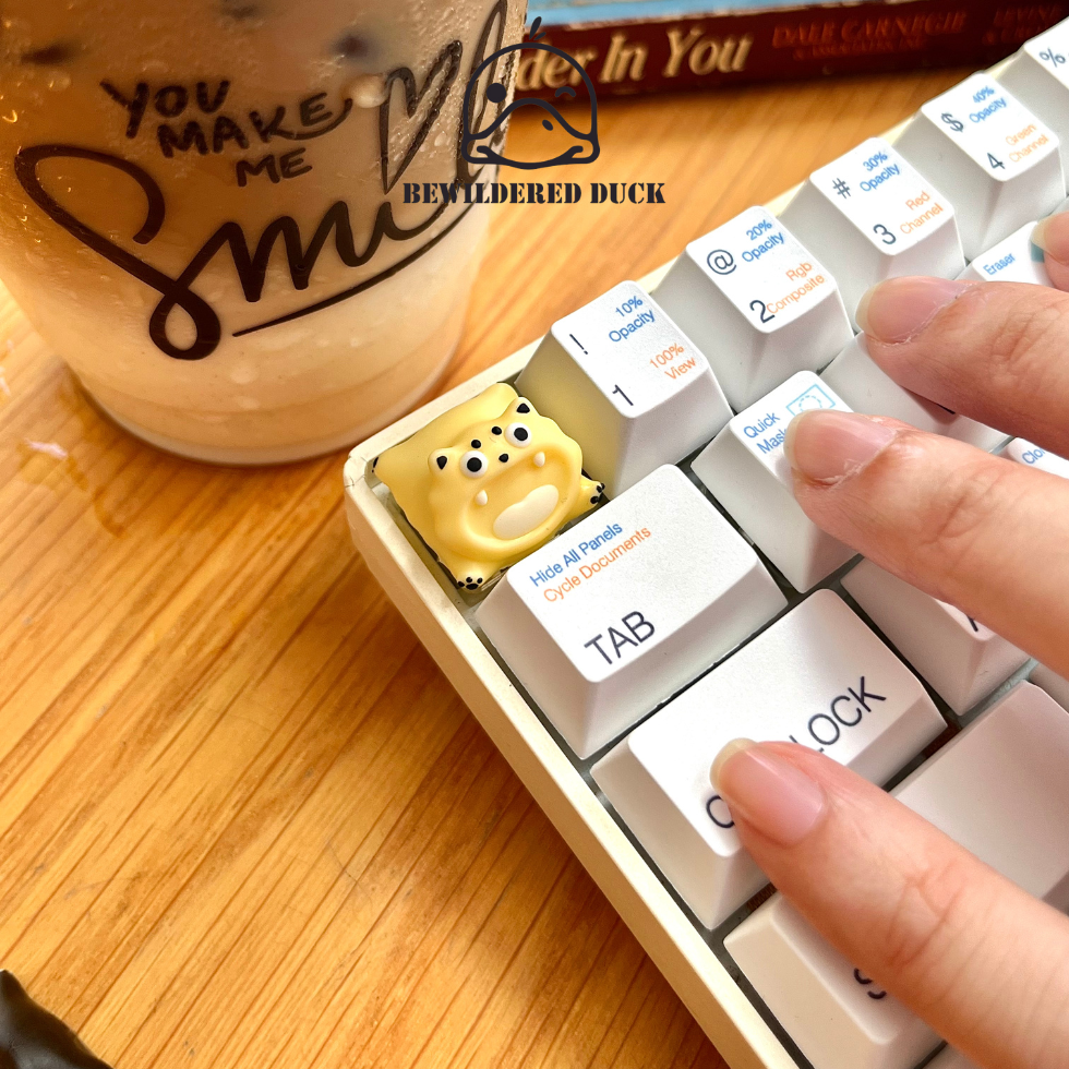 FuCat - Artisan Keycap Decor Bàn Phím Cơ - Bew.Duck