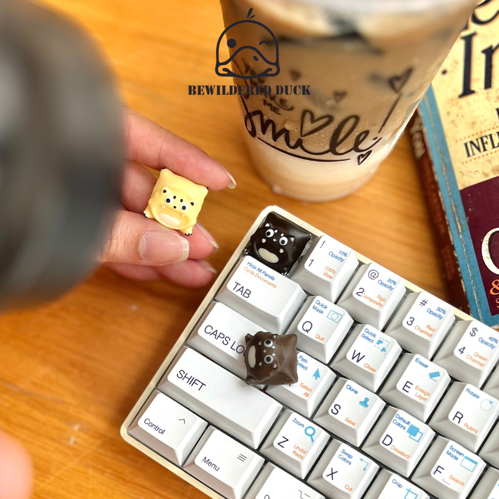FuCat - Artisan Keycap Decor Bàn Phím Cơ - Bew.Duck