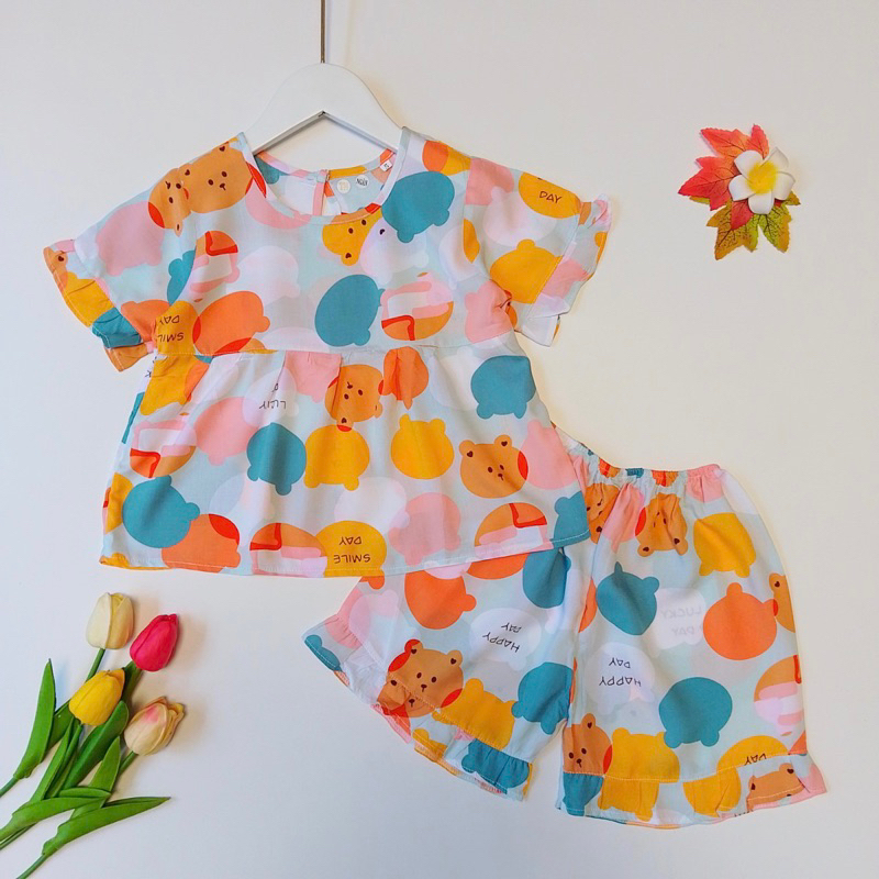 7-32kg Bộ lanh/ bộ tole BÉ GÁI QUẦN ĐÙI