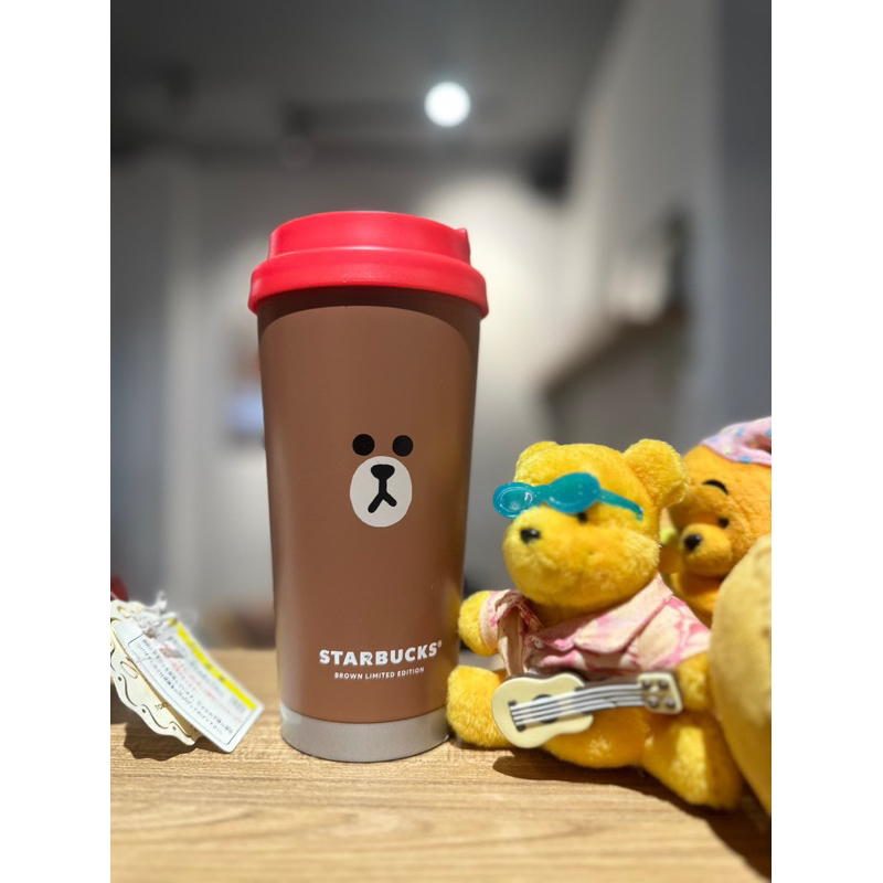 ly giu nhiet Elma hình Gấu Brown starbucks vietnam