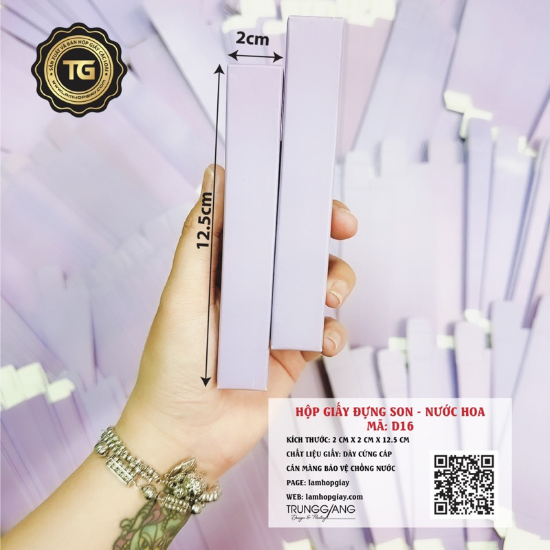 Hộp Giấy Đựng Son - Nước Hoa D16