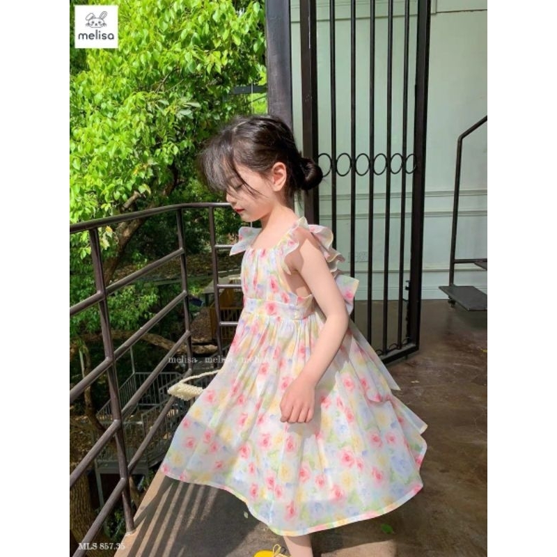 Đầm/ Váy Melisa hoa cho bé gái