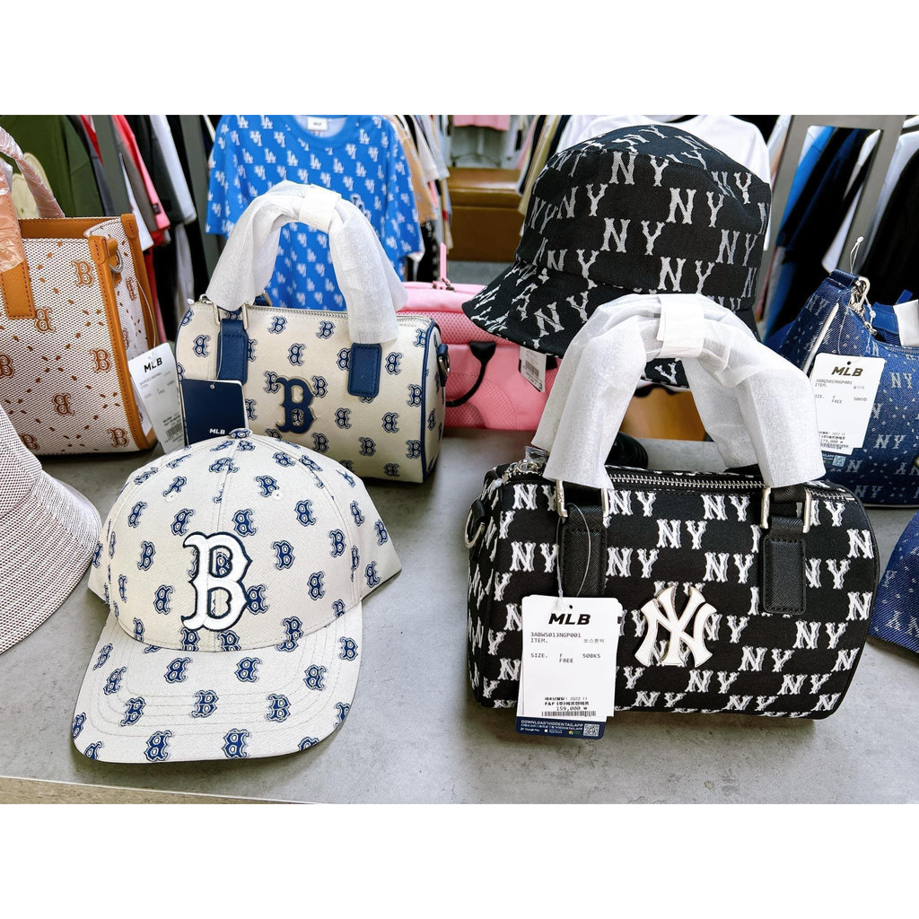 MŨ / NÓN LƯỠI TRAI MLB MONOGRAM B MẪU MỚI NHẤT 2023