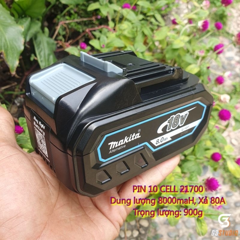 Pin Đóng Makiya   18-21 vol - Nhận Sạc Adapter