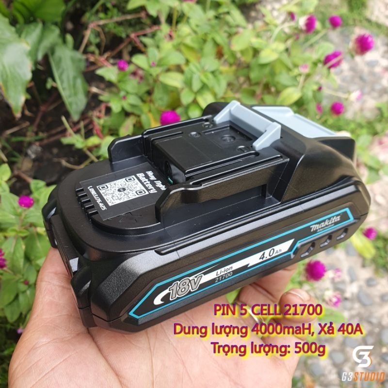 Pin Đóng Makiya   18-21 vol - Nhận Sạc Adapter