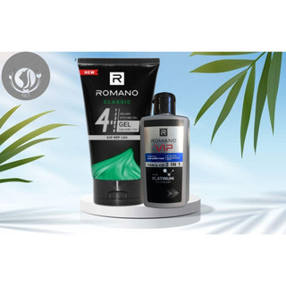 [ Tặng Kèm Chai Romano 2in1 Vip 60g] Gel Vuốt Tóc Romano Giữ Nếp Tóc Cho Nam 150g.