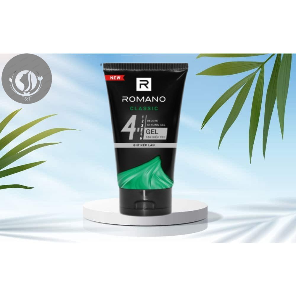 Gel Vuốt Tóc Romano Giữ Nếp Tóc Cho Nam 150g.