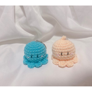 MÓC KHOÁ BẠCH TUỘC LEN HANDMADE