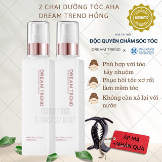Combo 2 chai dưỡng tóc aha dream trend hồng