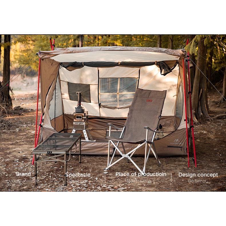 Ghế xếp có tay tựa lưng cao Moutainhiker  Portable Folding Chair