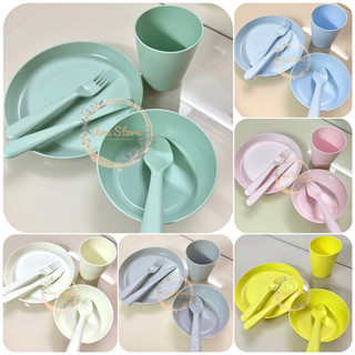 Bộ bát đĩa cho bé ikea kalas - không bpa an toàn cho bé