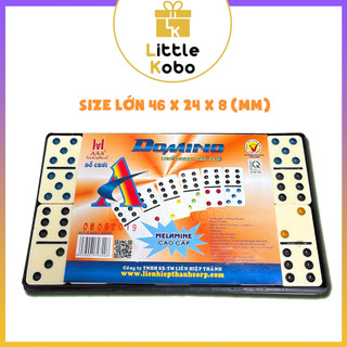 Cờ domino melamine trắng ngà cao cấp liên hiệp thành đồ chơi trí tuệ trẻ em phát triển tư duy